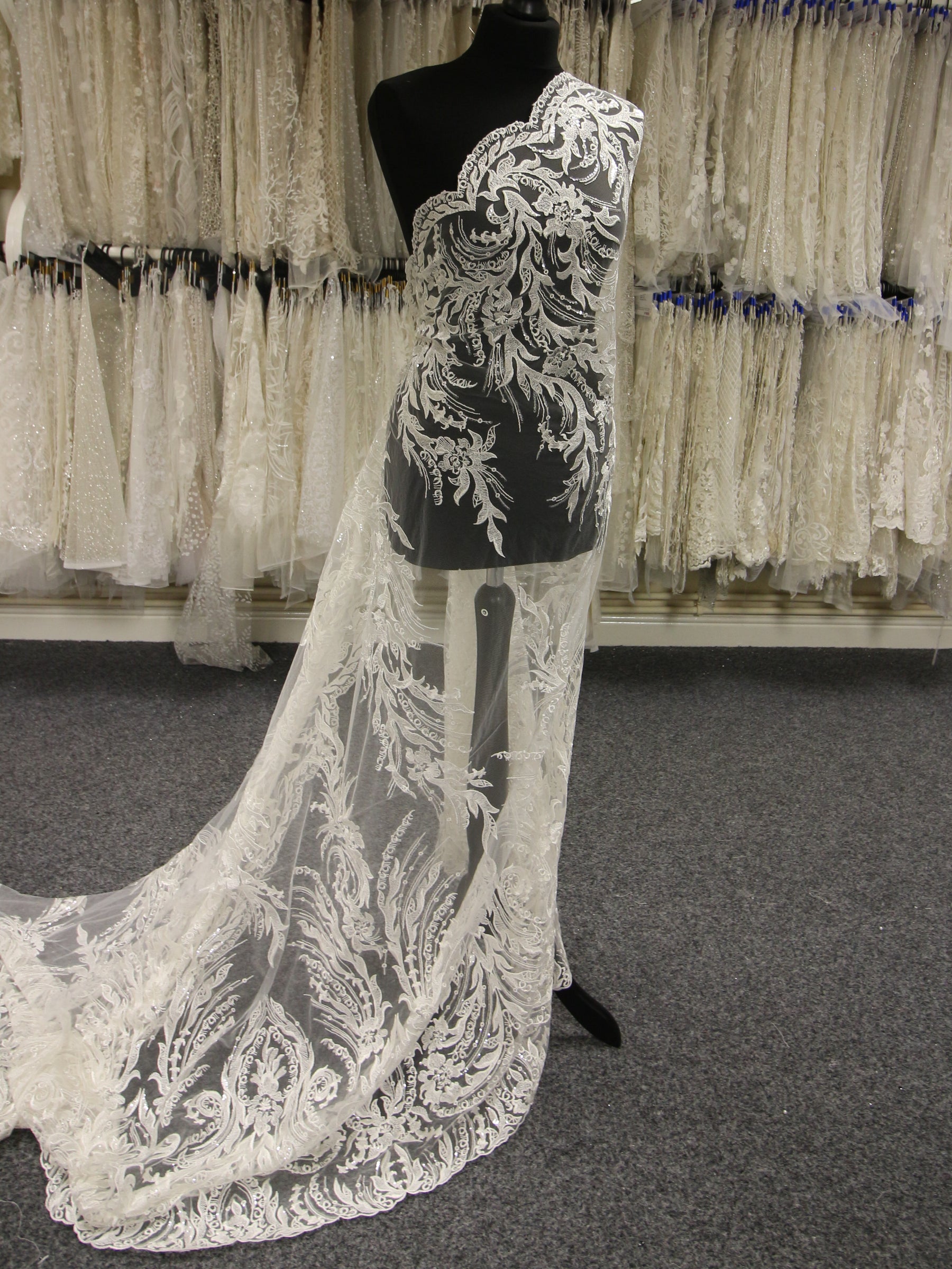 Dentelle Broderie Ivoire - Abrielle