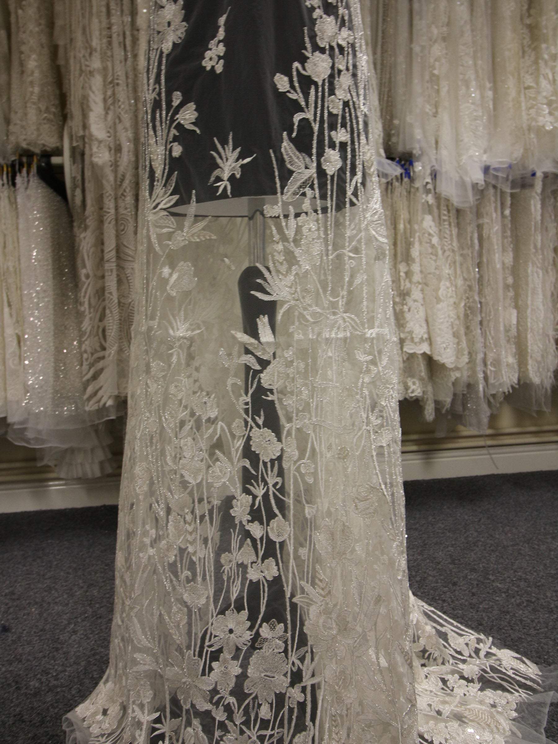 Dentelle Broderie Ivoire - Chepita