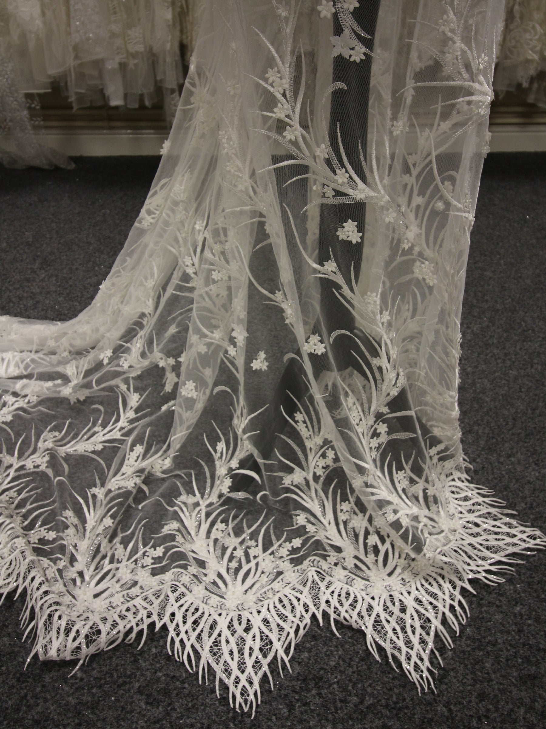 Dentelle Brodée Ivoire - Sonnet