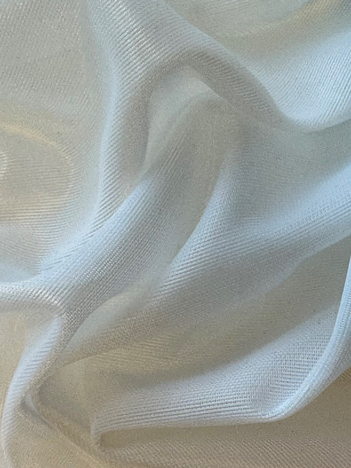 Doublure en polyester extensible ivoire - Palindrome