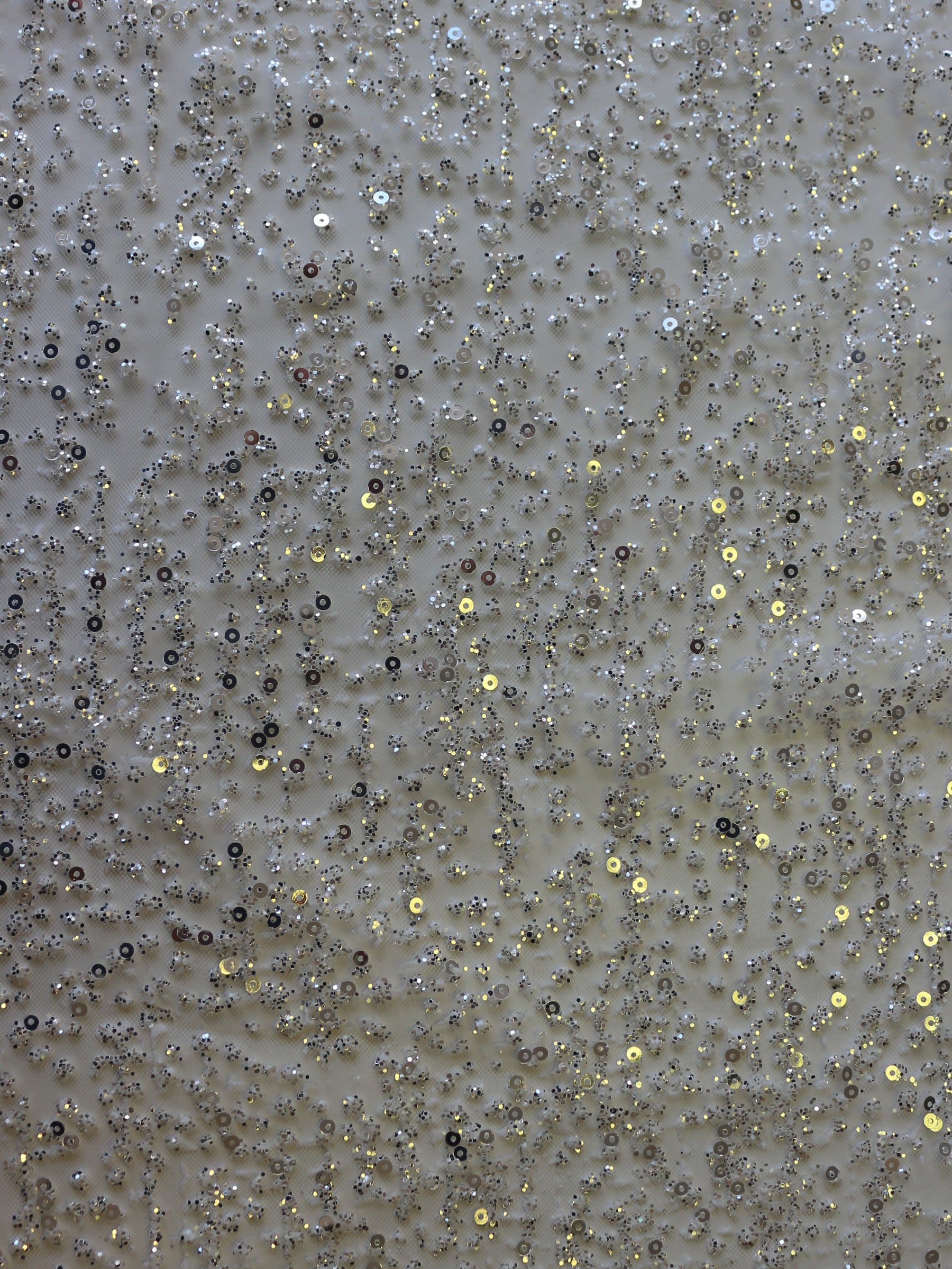 Tulle à Paillettes Ivoire - Ottoman