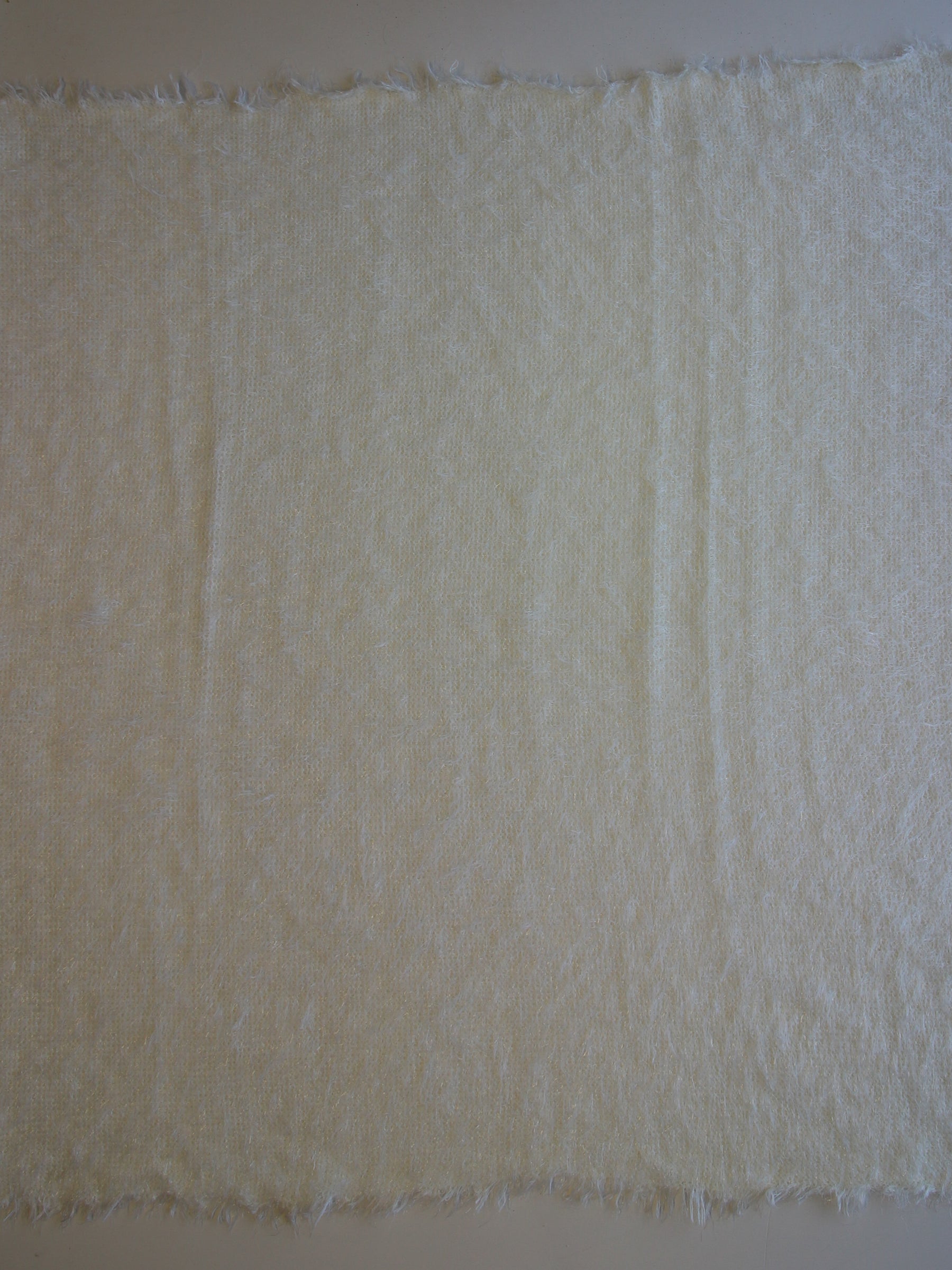 Tissu d'Hiver Ivoire - Laine