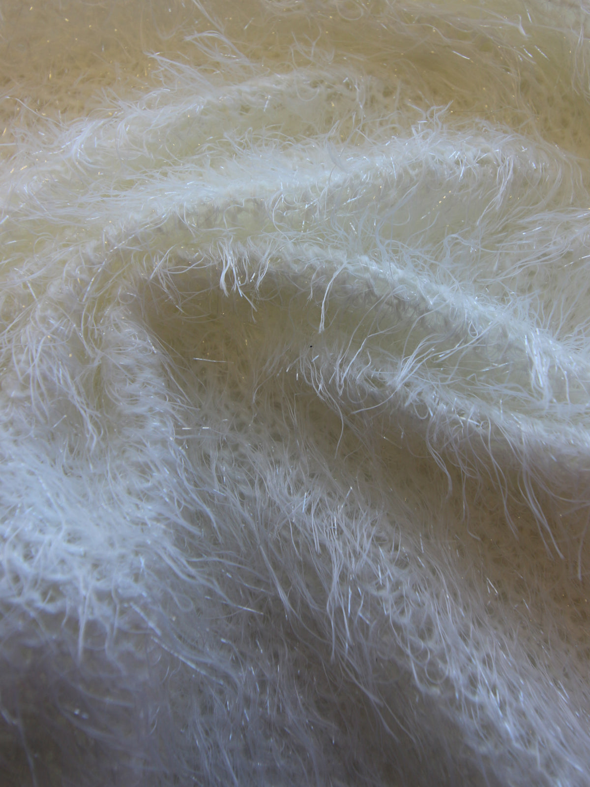 Tissu d'Hiver Ivoire - Laine