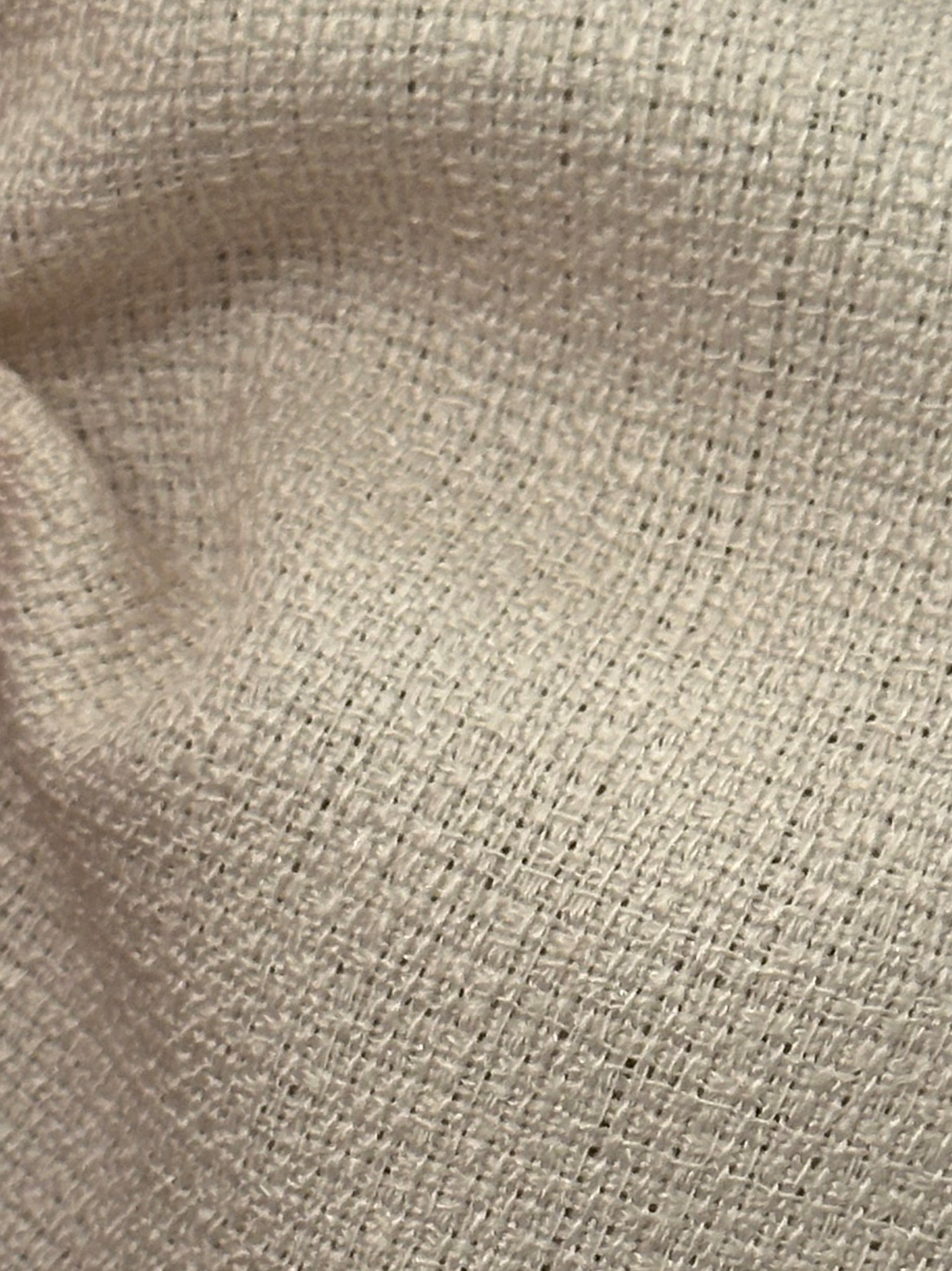 Ivory Linen Look Polyester - Coast