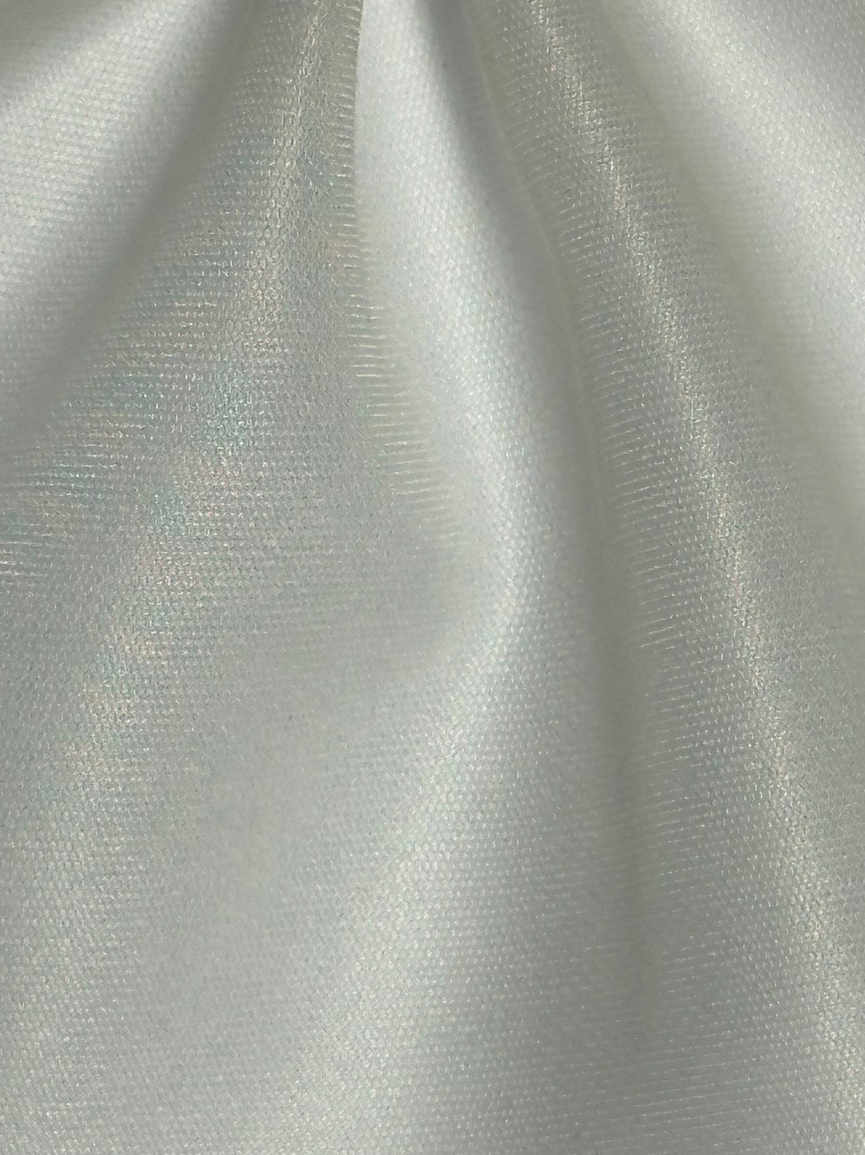 Ivory Polyester Satin Fabric - Redeem