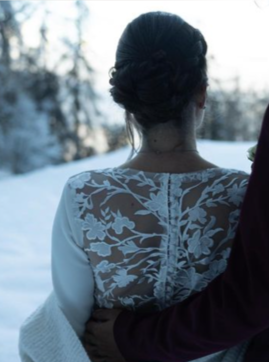 Dentelle Brodée Ivoire - Janine