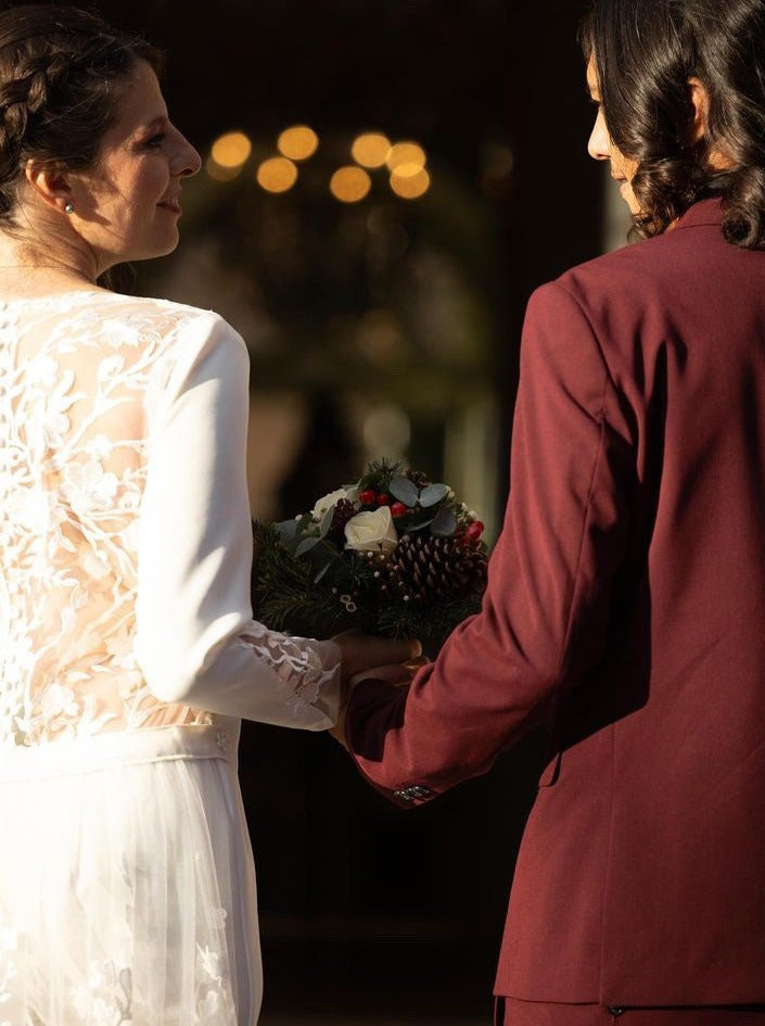 Dentelle Brodée Ivoire - Janine