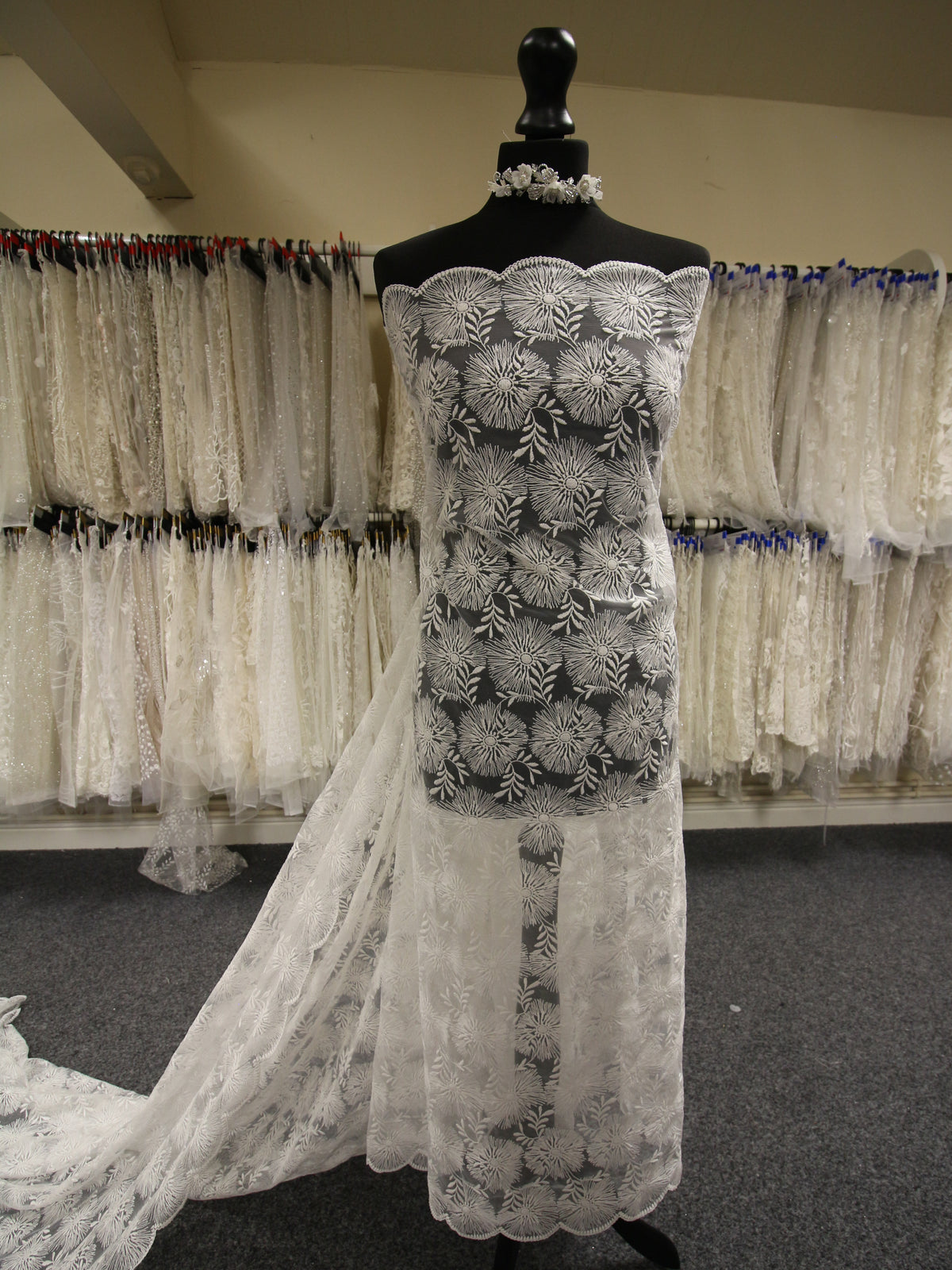 Dentelle Brodée Ivoire - Lyric