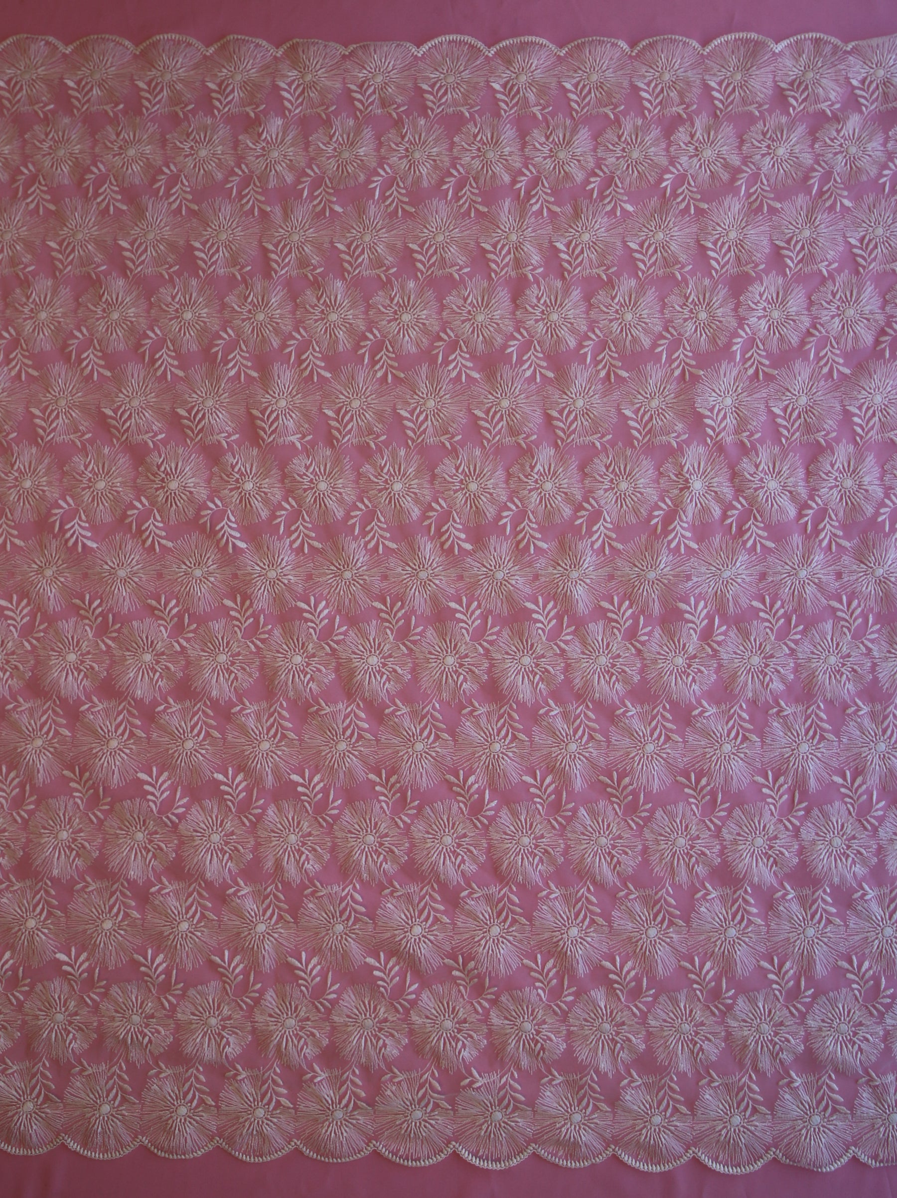 Dentelle Brodée Ivoire - Lyric