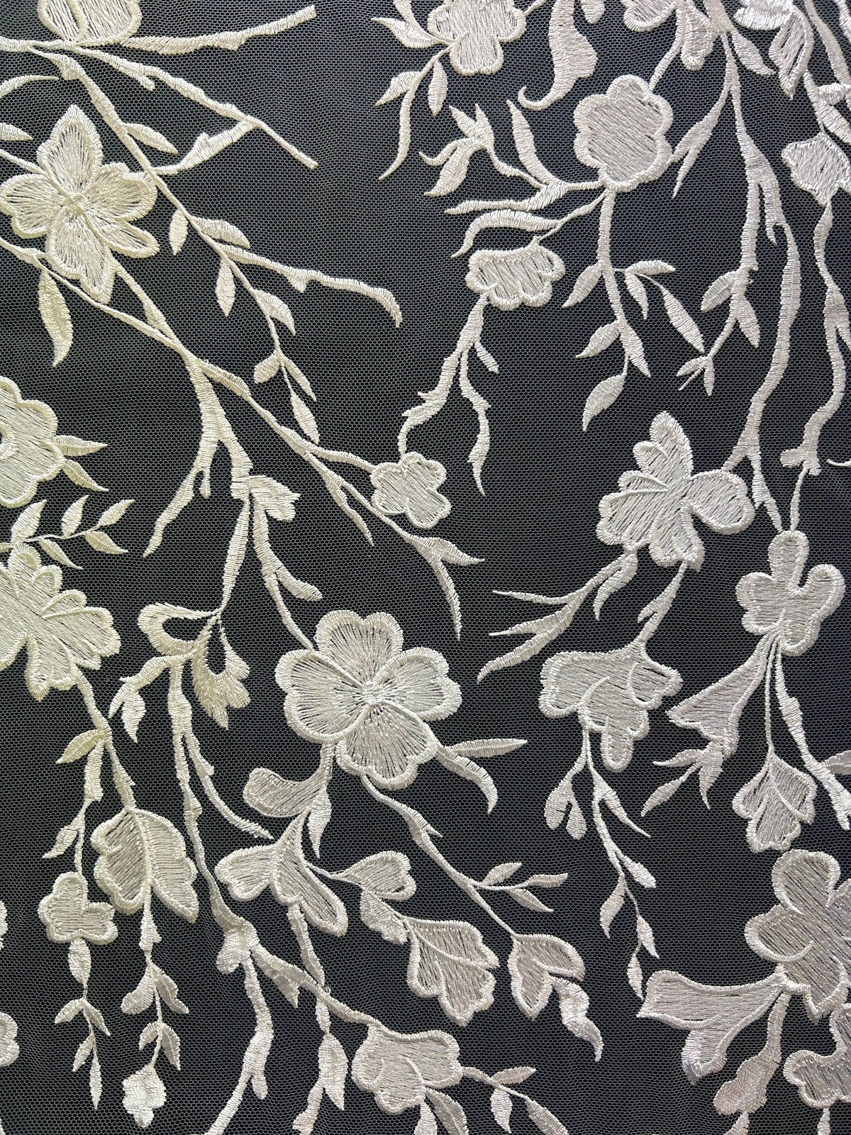 Dentelle Brodée Ivoire - Janine