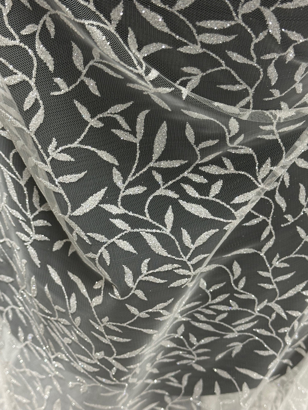 Tulle pailleté ivoire - Jimpy