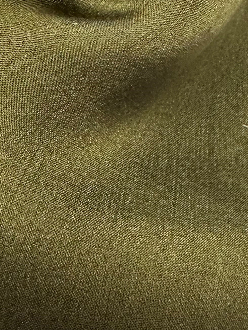 Mousseline de Soie Kaki - Tempest