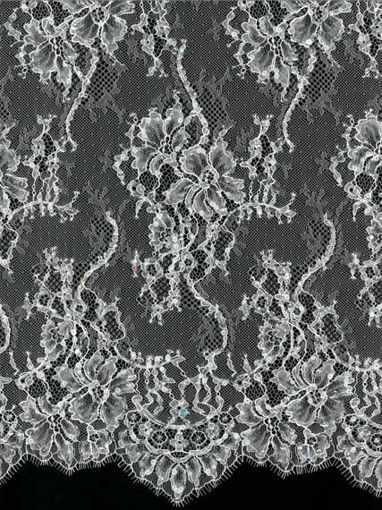 Ivory Sequin Lace - LB6004