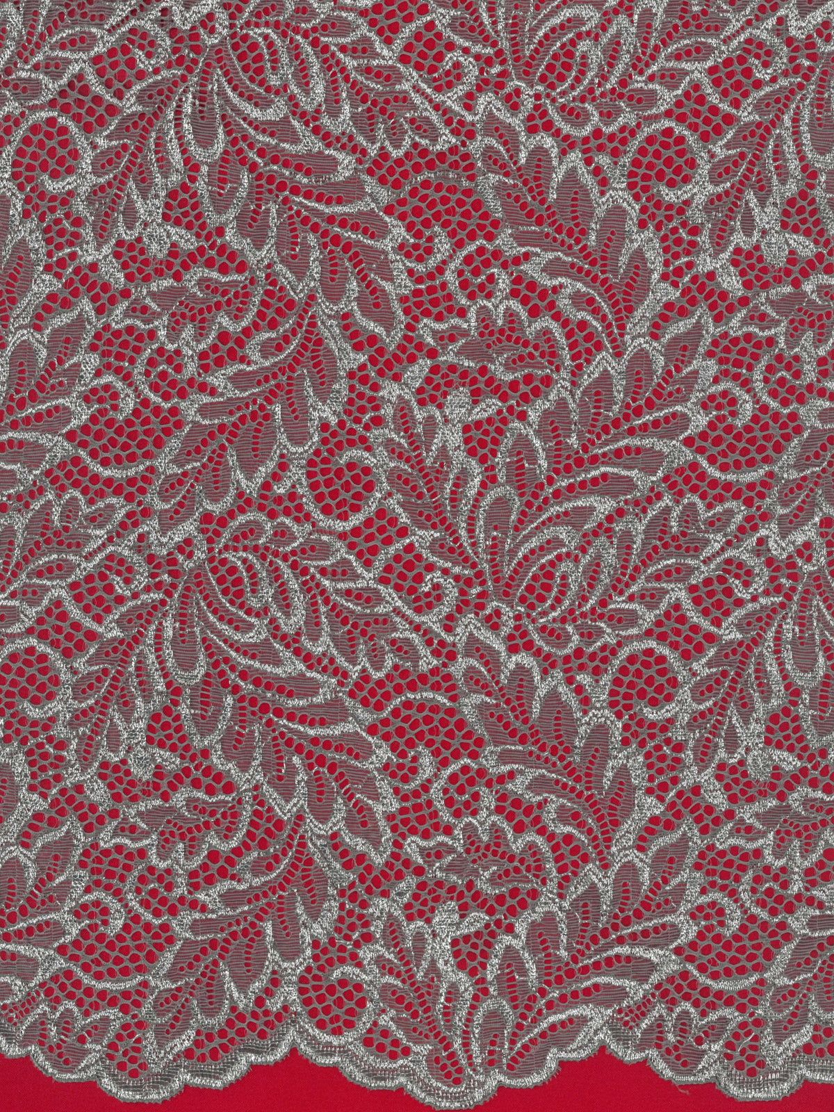 Dentelle extensible platine - LB7002