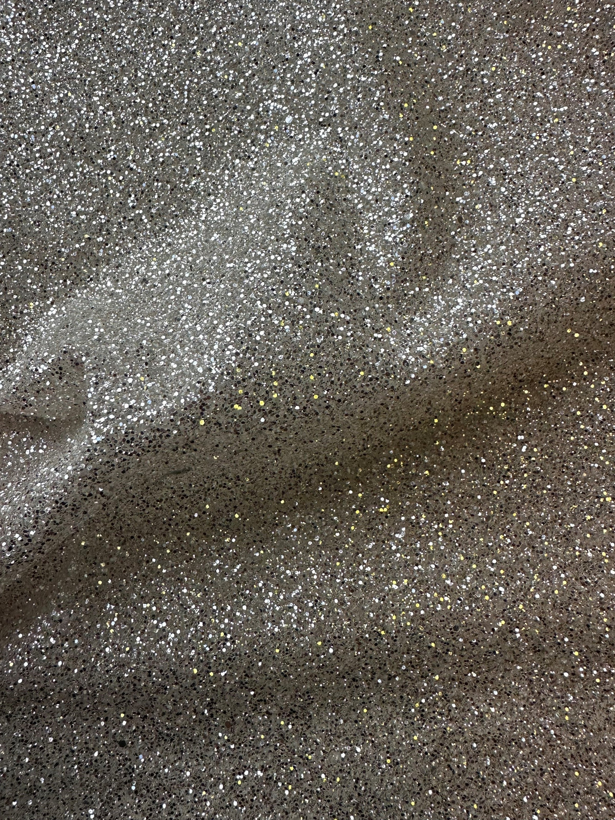 Tulle pailleté ivoire - Lax