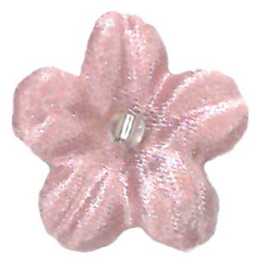 Fleurs roses découpées au laser - M11 (Sachet de 144)