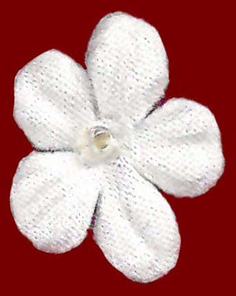 Fleurs ivoire pâle découpées au laser - M11 (Sachet de 144)