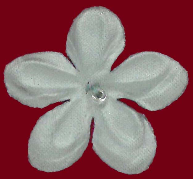 Fleurs en satin vert brumeux - M13 (Sachet de 144)