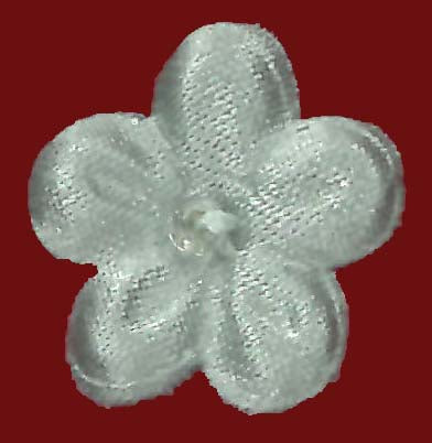 Fleurs en satin vert brumeux - M14 (Sachet de 144)