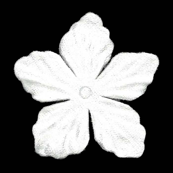 Fleur découpée au laser blanc hivernal - MM0008 (paquet de 144)