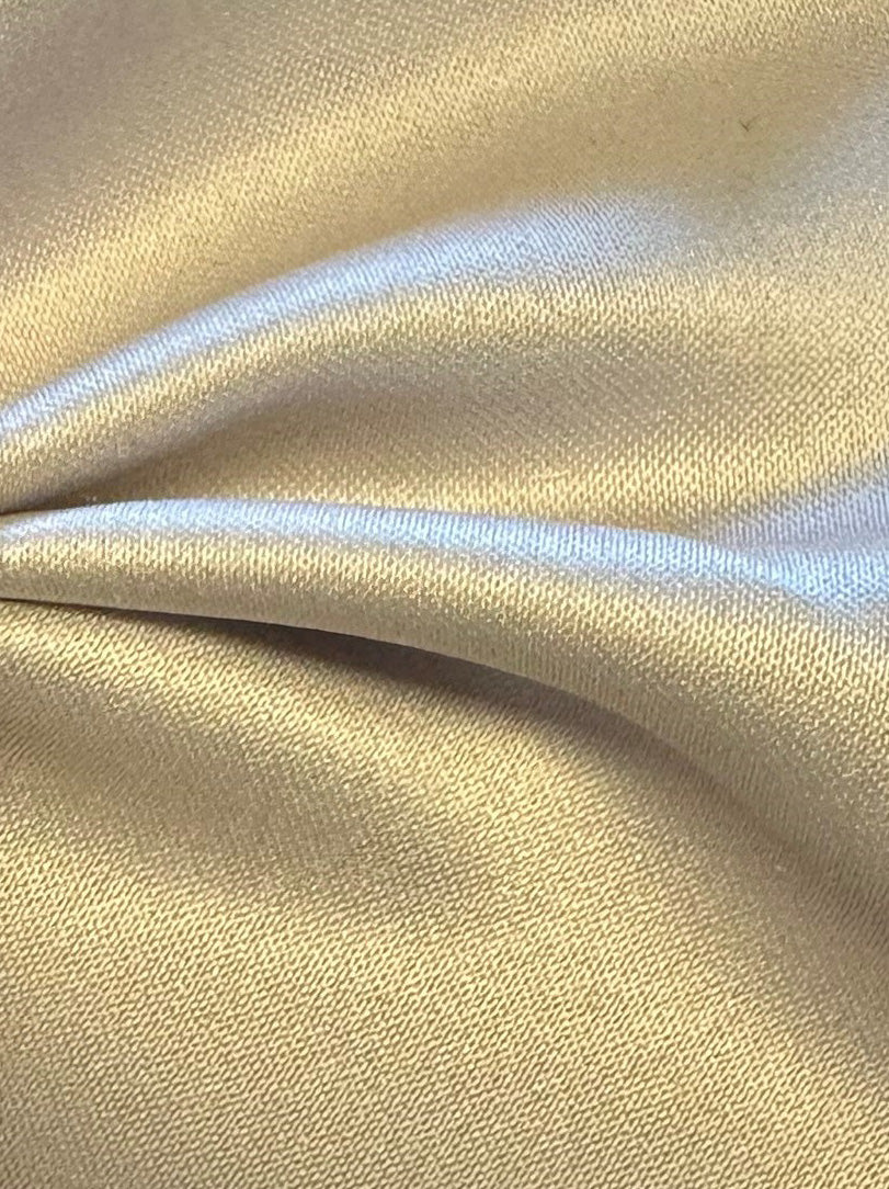Satin de polyester huître - Majestic