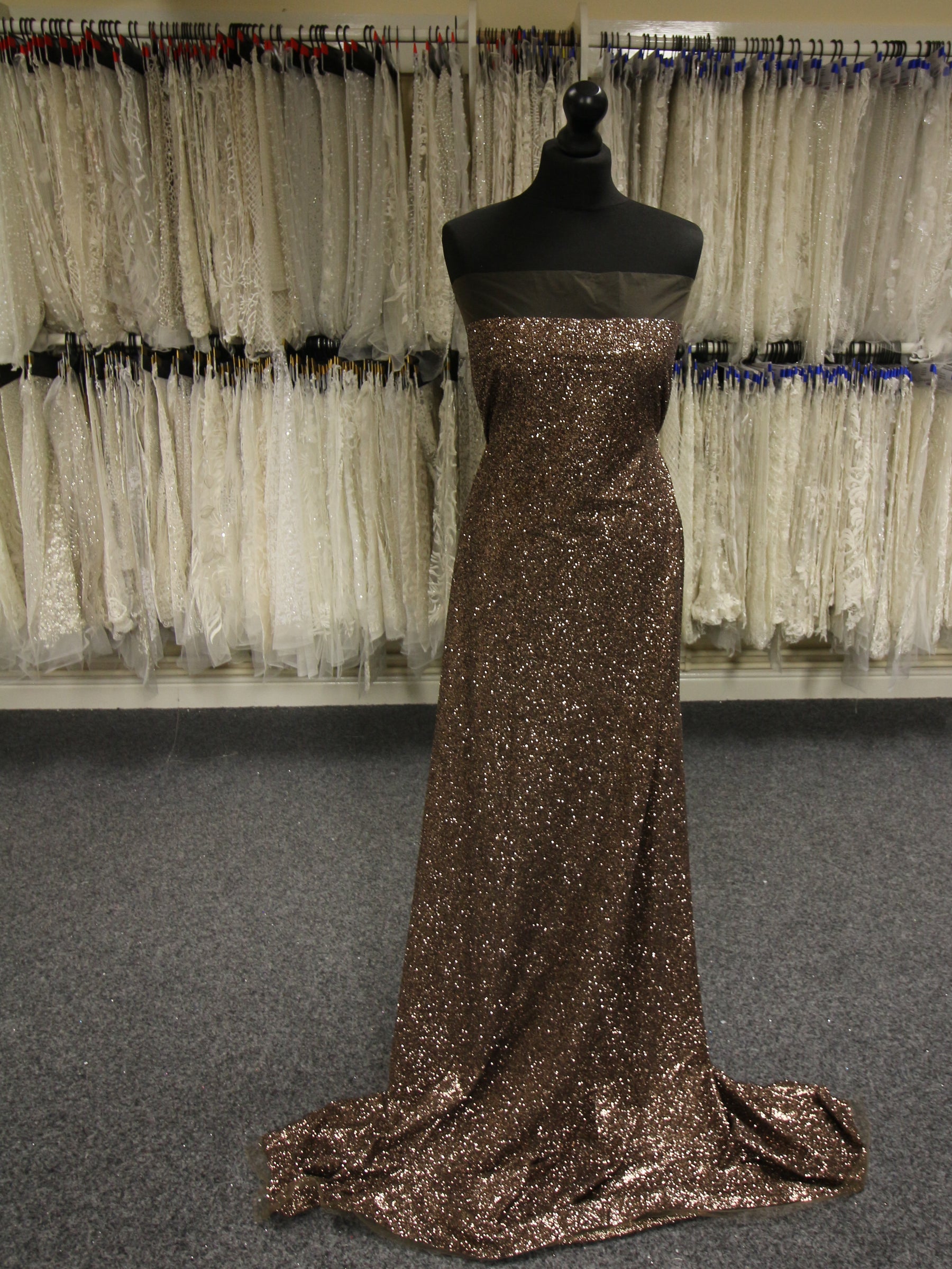 Tulle Pailleté Vison - Epic