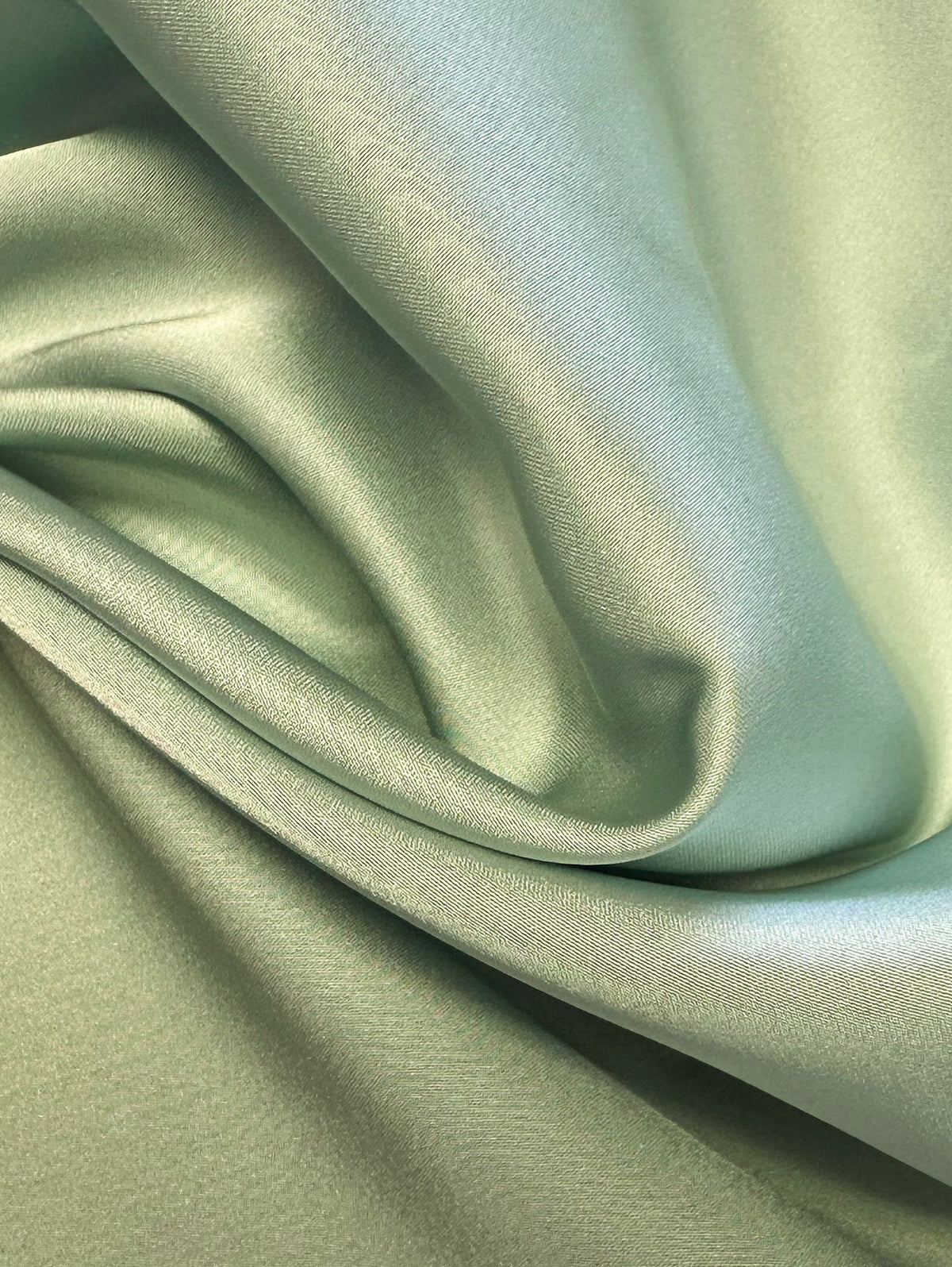 Satin Polyester Vert Menthe - Hubris