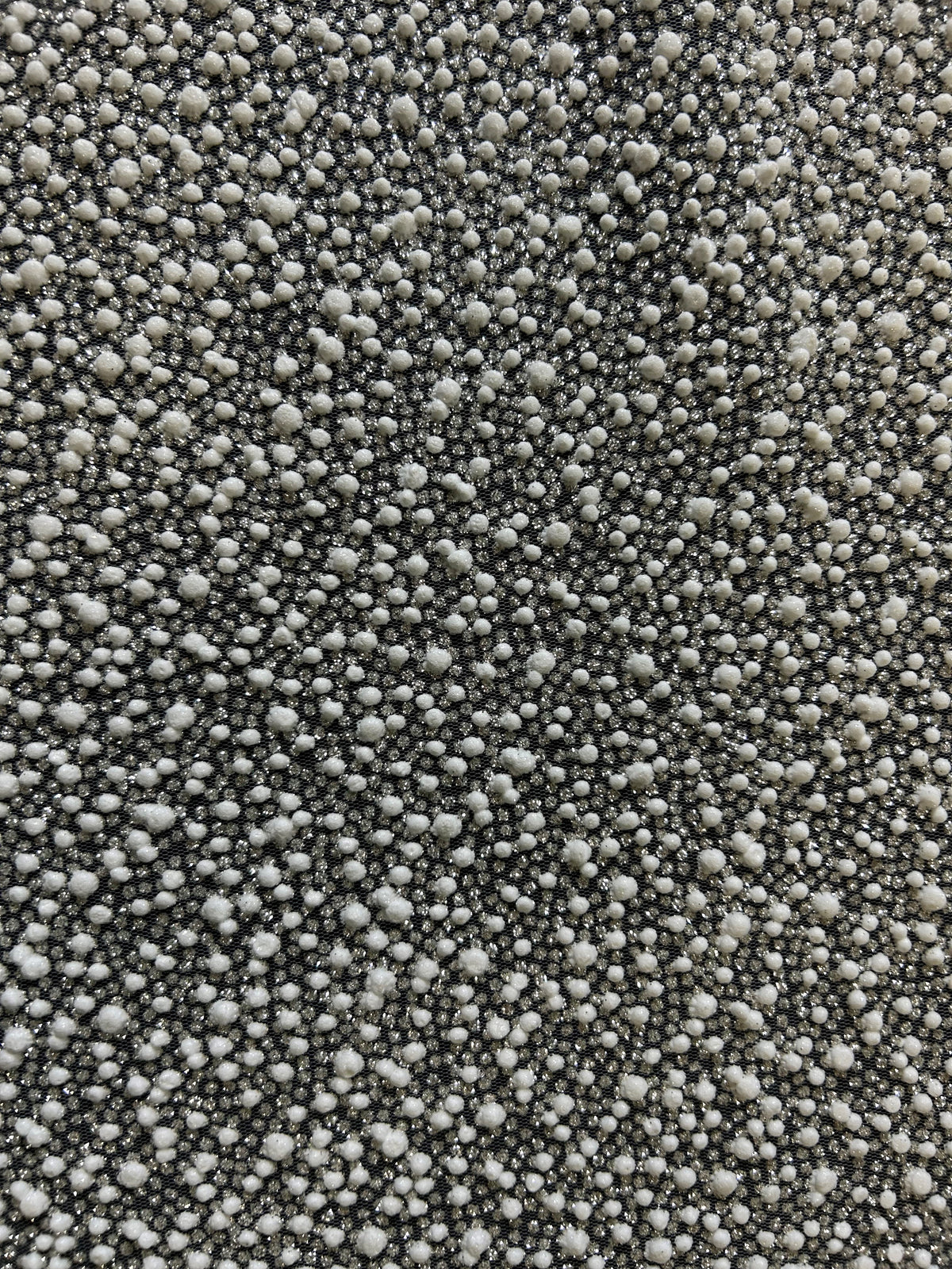 Dentelle bouffante à paillettes ivoire - Monopoly