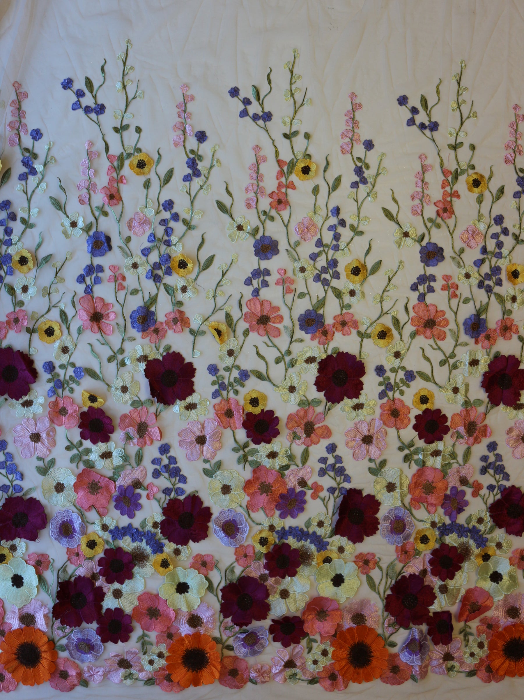 Dentelle Brodée Multicolore - Wyatt