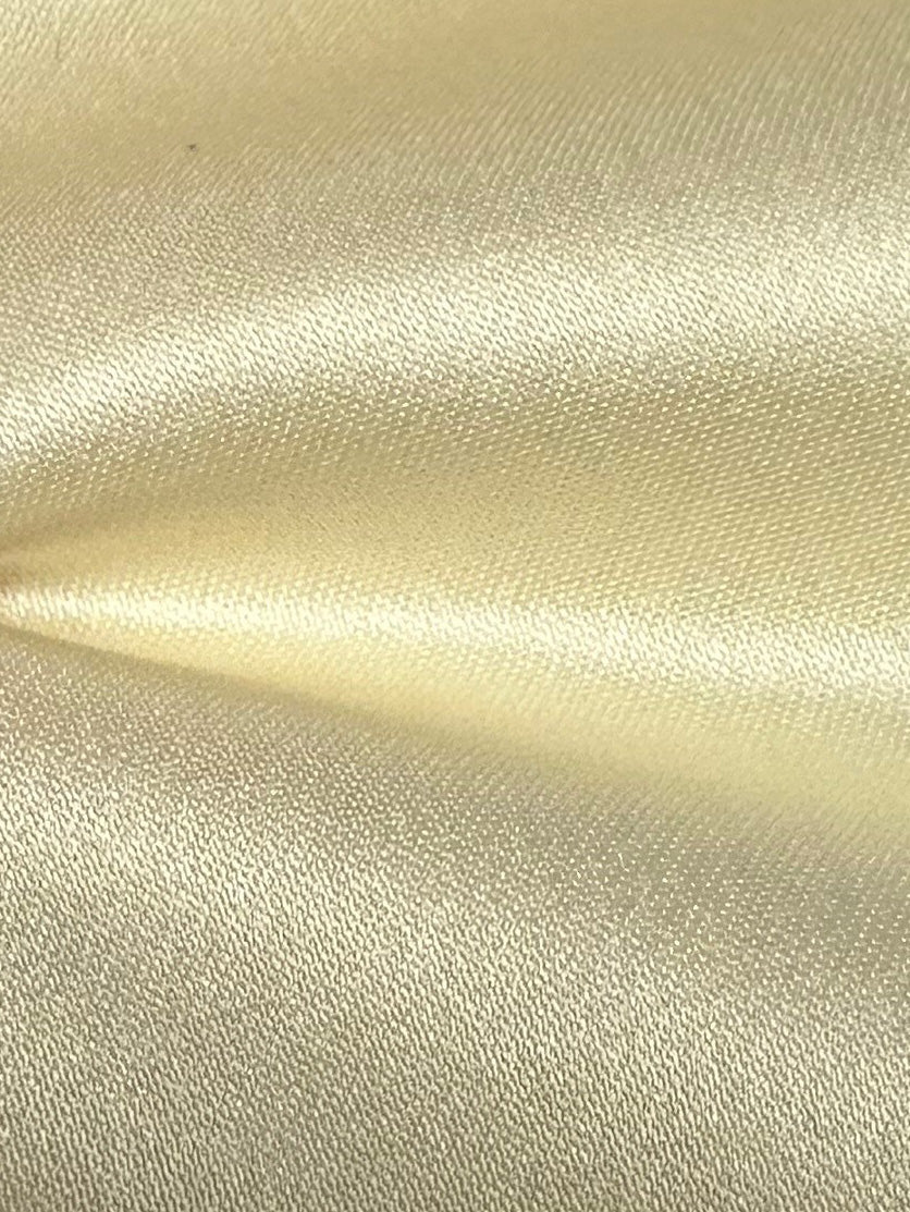 Satin Polyester Moutarde - Classique