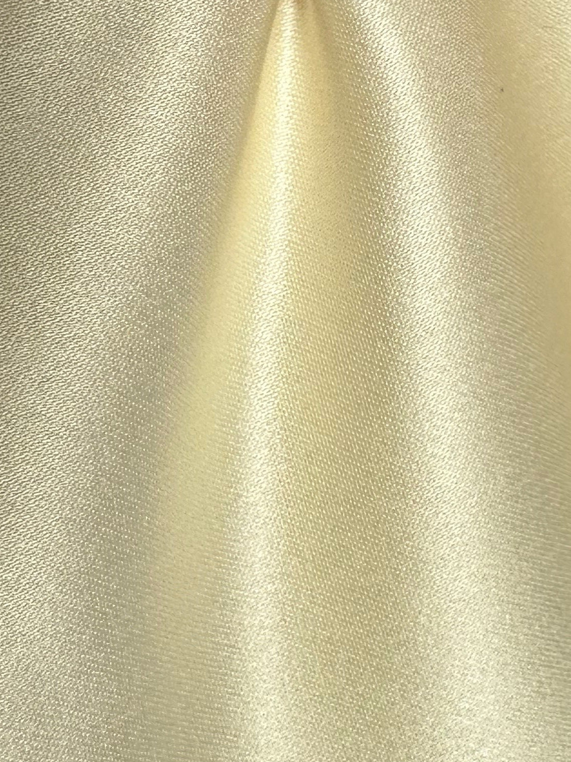 Satin Polyester Moutarde - Classique