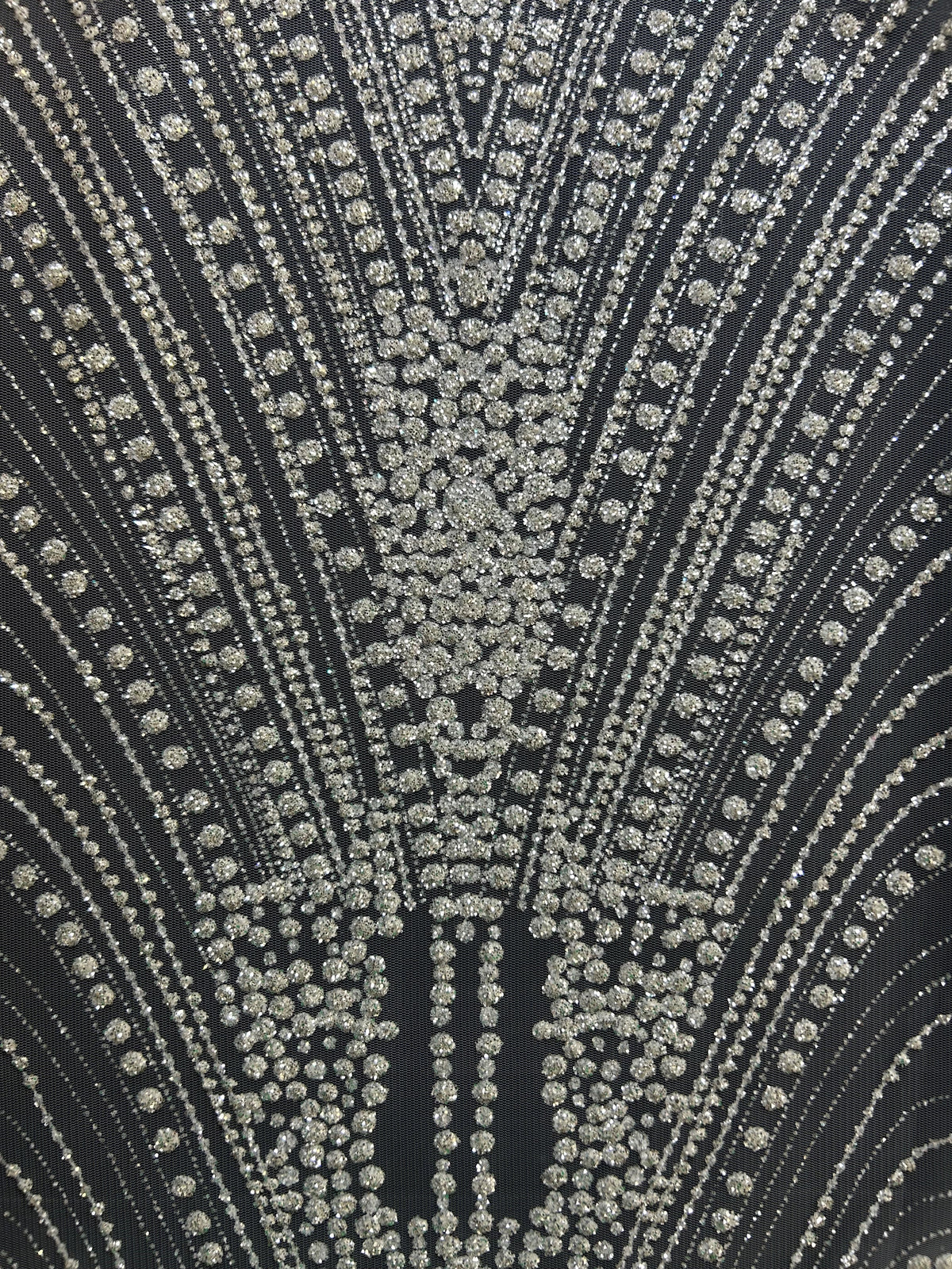 Dentelle pailletée ivoire - Nirvana