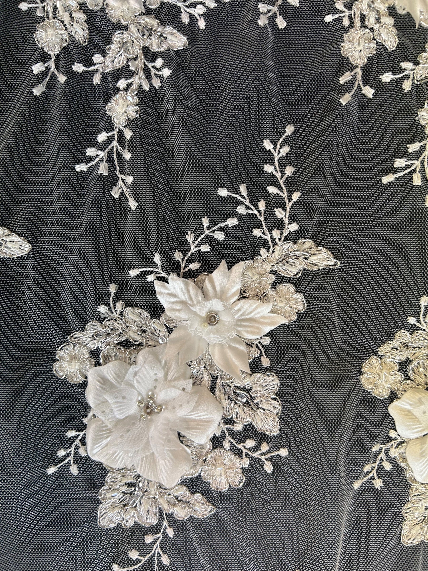 Dentelle Fleur Ivoire - Naomi