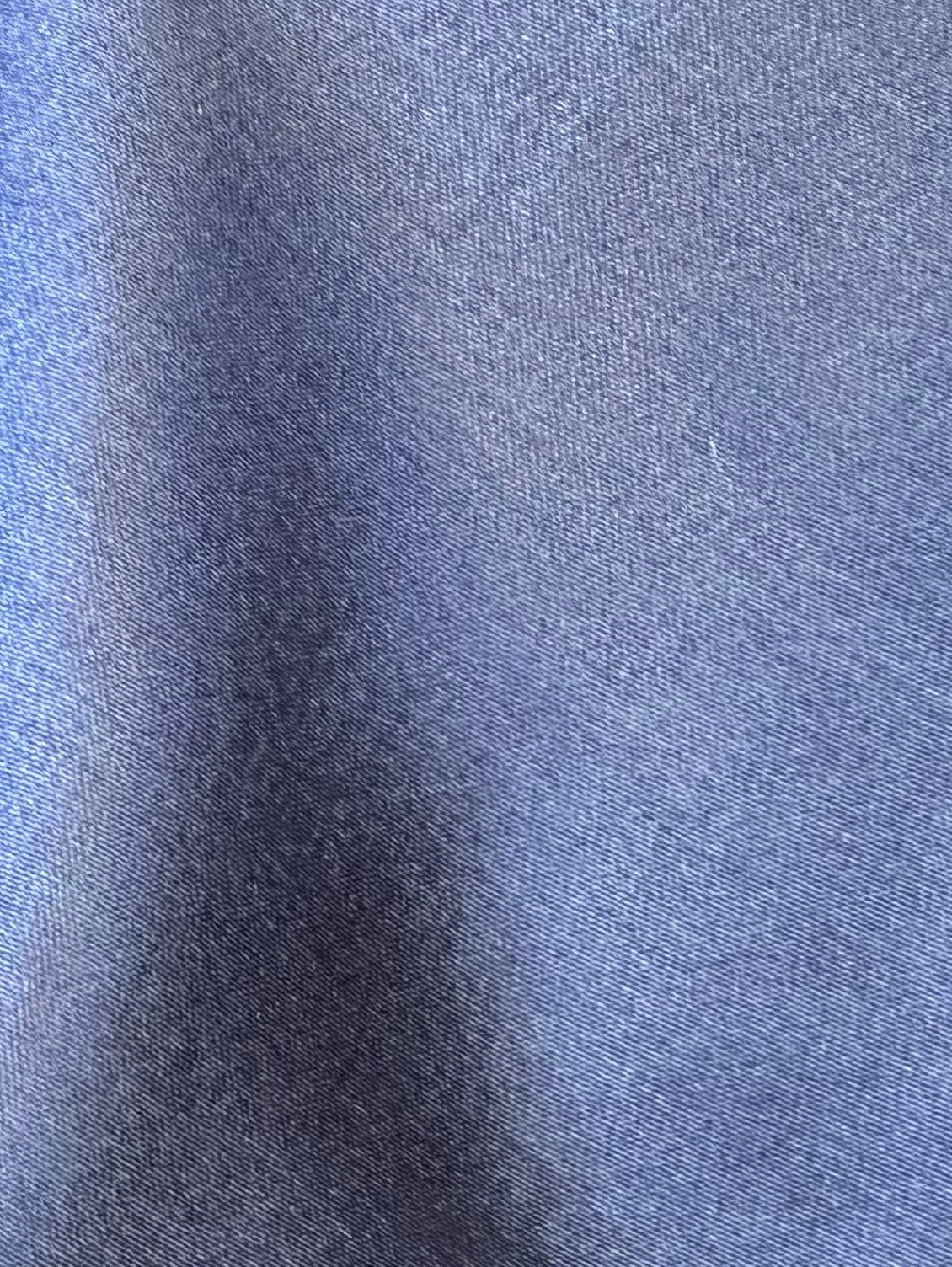 Satin de polyester bleu marine - Flamenco