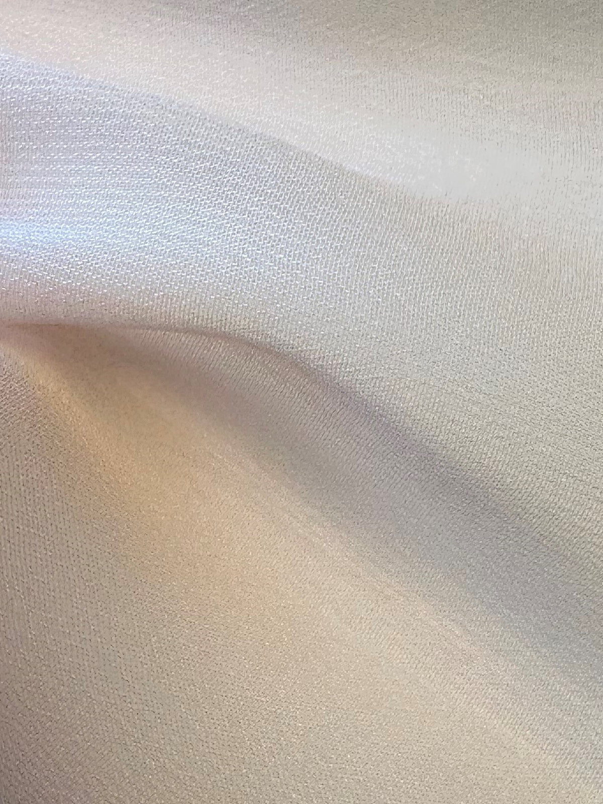 Mousseline de polyester rose poudré - Gémeaux