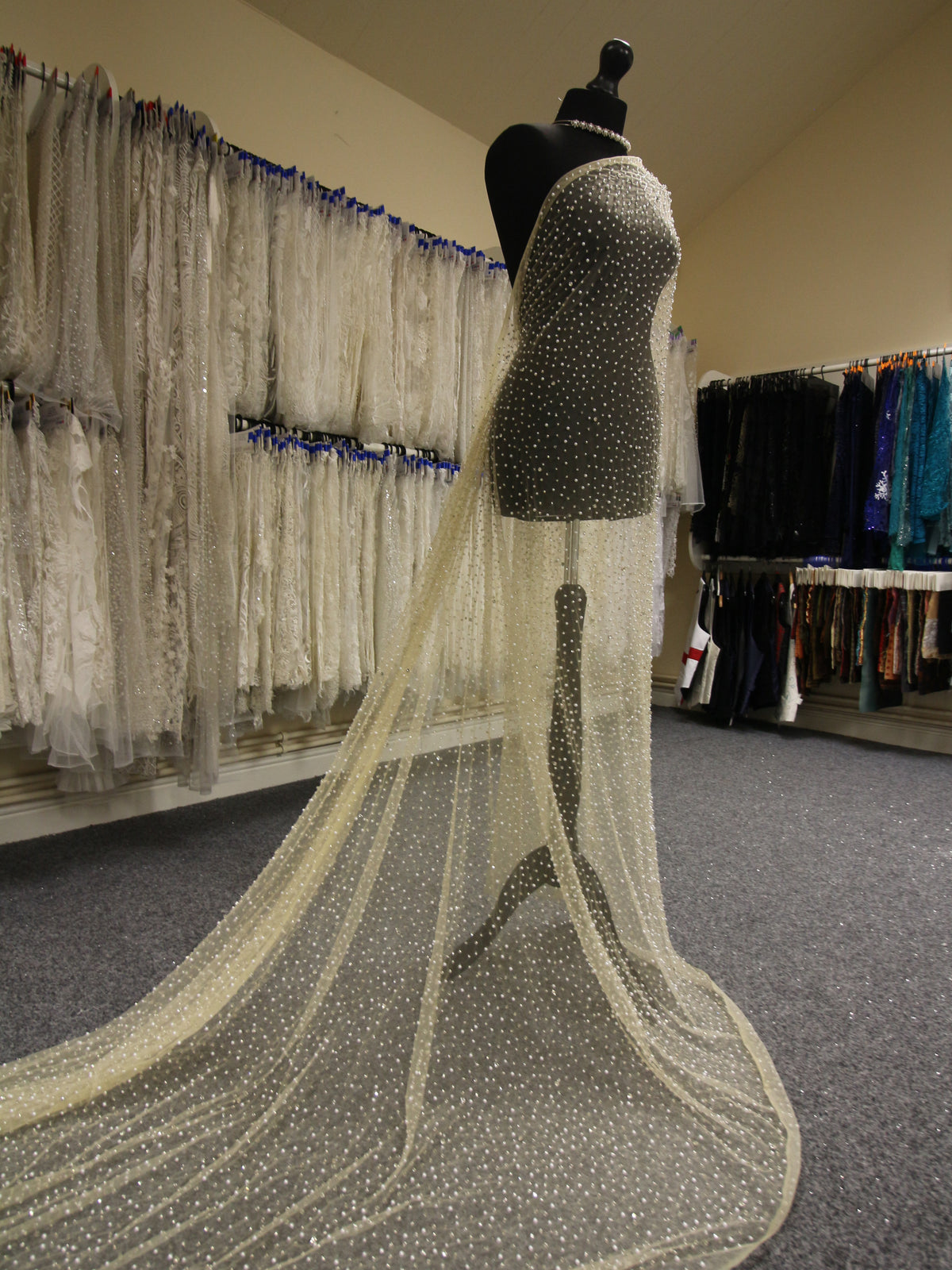 Tulle en Nude Diamanté - Charlie