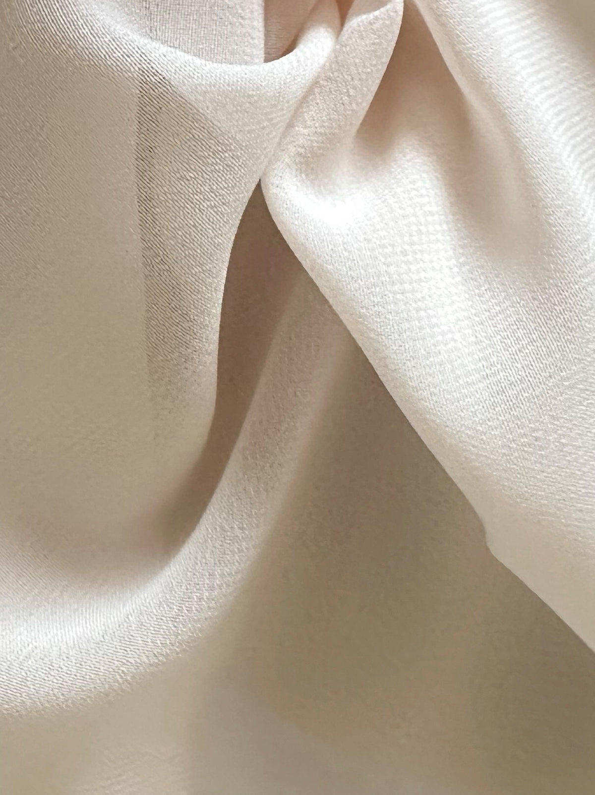 Mousseline de polyester couleur chair - Ballerine (CF)