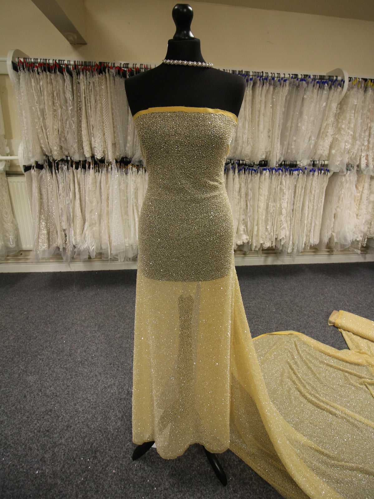 Dentelle Perlée Nude - Britte