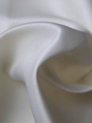 Ivory Polyester Lightweight Duchess Satin - P44