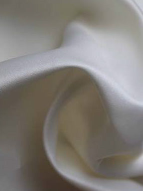 Ivory Polyester Lightweight Duchess Satin - P44