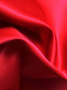 Red Polyester Lightweight Duchess Satin - P44