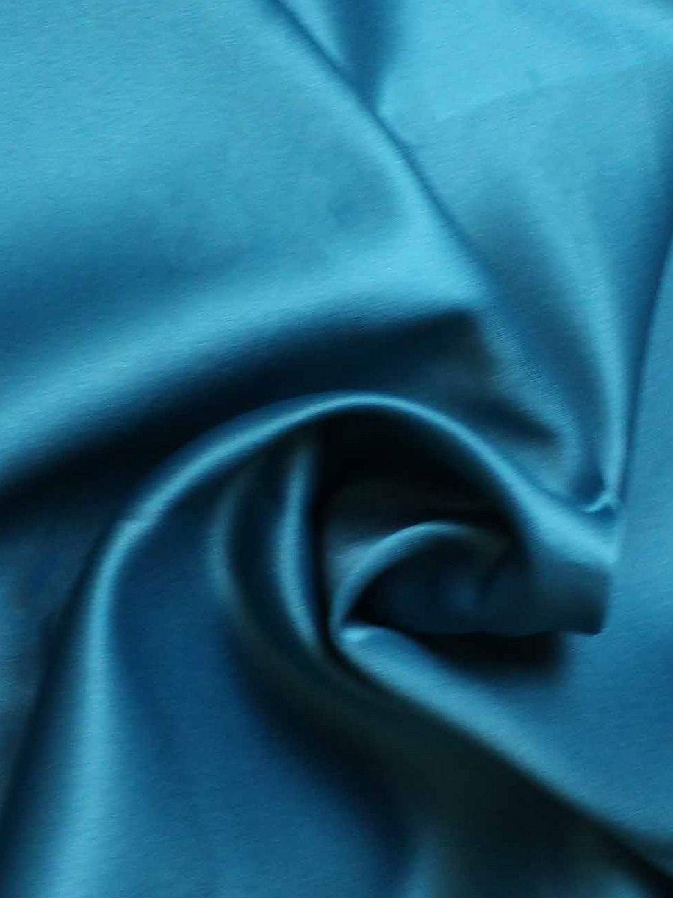 Teal Polyester Lightweight Duchess Satin - P44