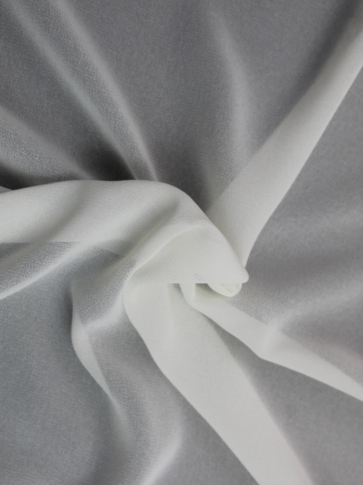 Georgette Polyester Noir - Silhouette