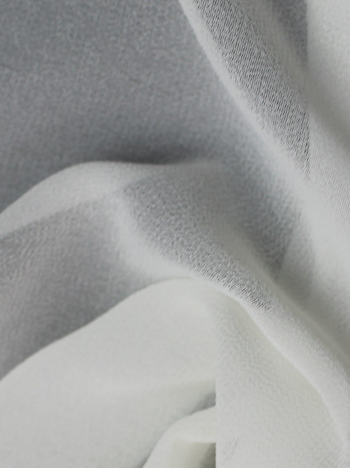 Georgette Polyester Noir - Silhouette