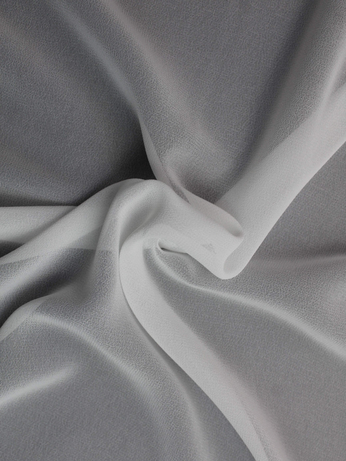 Georgette Polyester Noir - Silhouette