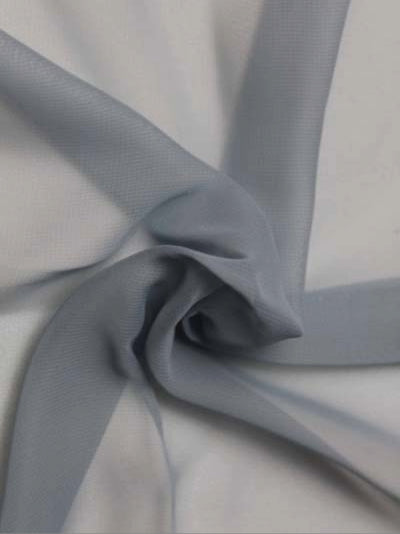 Mousseline de polyester couleur œuf de canard - P58