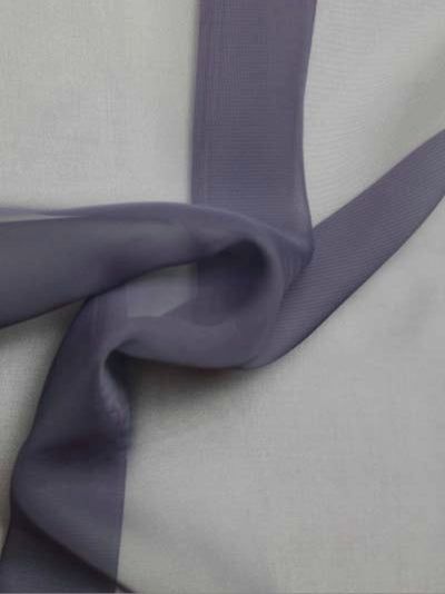 Mousseline de polyester raisin - P58