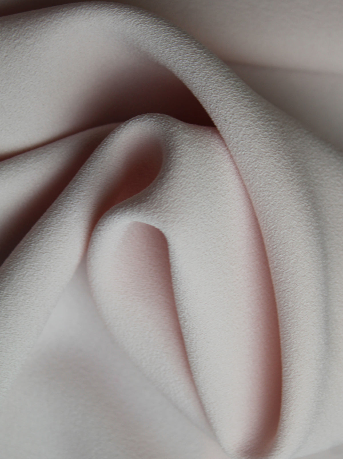 L Pink Polyester Stretch Crepe - PB4001