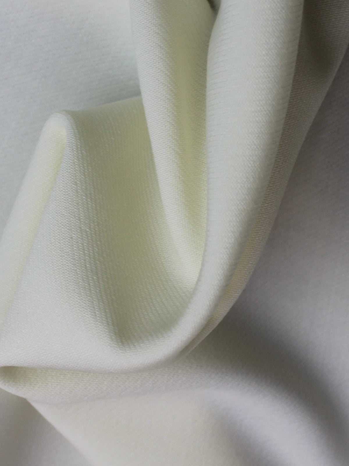 Crêpe de laine italienne extensible ivoire - PH4002