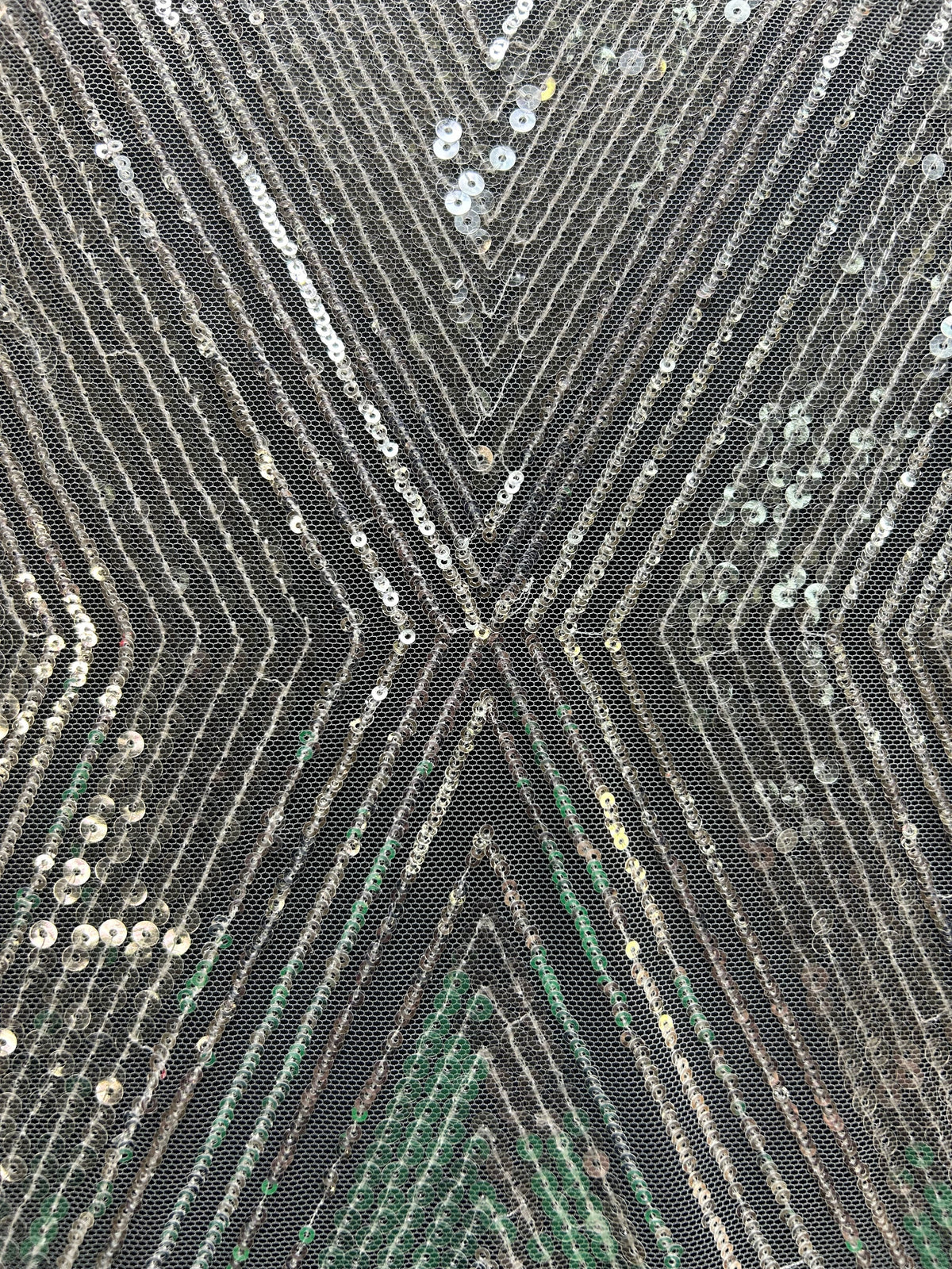 Dentelle à paillettes ivoire - Piroska